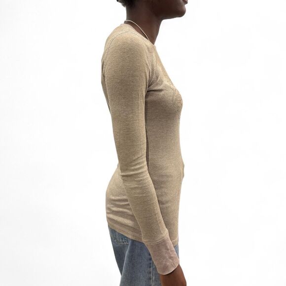 Roxy Y2K Thermal Long Sleeve Top S Surf Skate Grunge - Picture 5 of 8